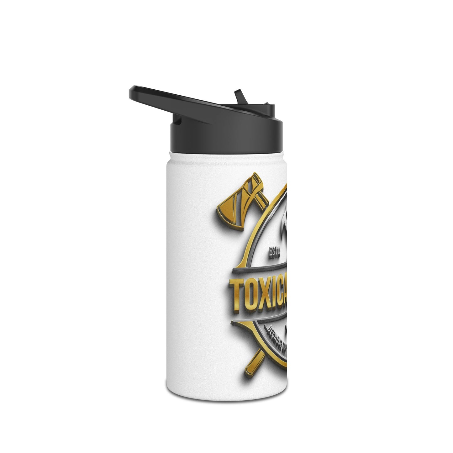 Tough Guy Stainless Steel Water Bottle - Hydration for DIY Enthusiasts | Ideal for Camping, Gym, and Outdoor Adventures, Gift for Men